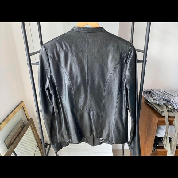 TRISTAN 100% genuine leather button up jacket, size medium - Picture 5 of 7